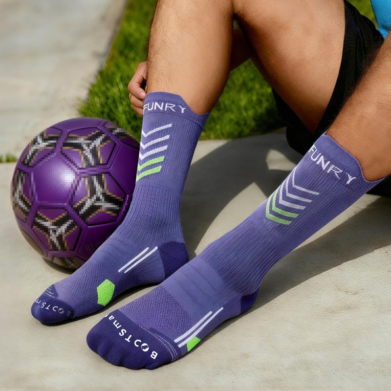 FUNRY Store BOOTSmate Grip Socks Soccer,Ultra Non-Slip,Breathable Soccer Socks for Runing & Basketball, Unisex Fit for Men & Women - Image 4